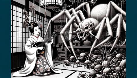  La Légende de Jorogumo : Araignée Sorcière aux Séductions Fatales!