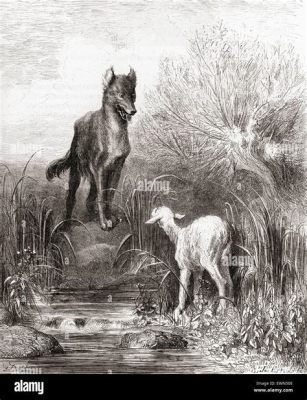 Le Loup et l'Agneau: Une Fable Médiévale Explorant les Thèmes de la Désobéissance et de la Justice Divine?